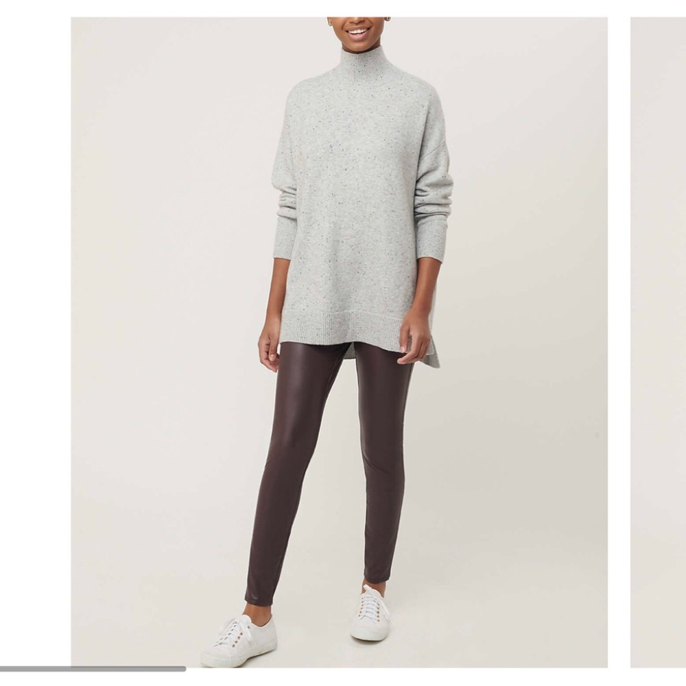 Faux leather leggings